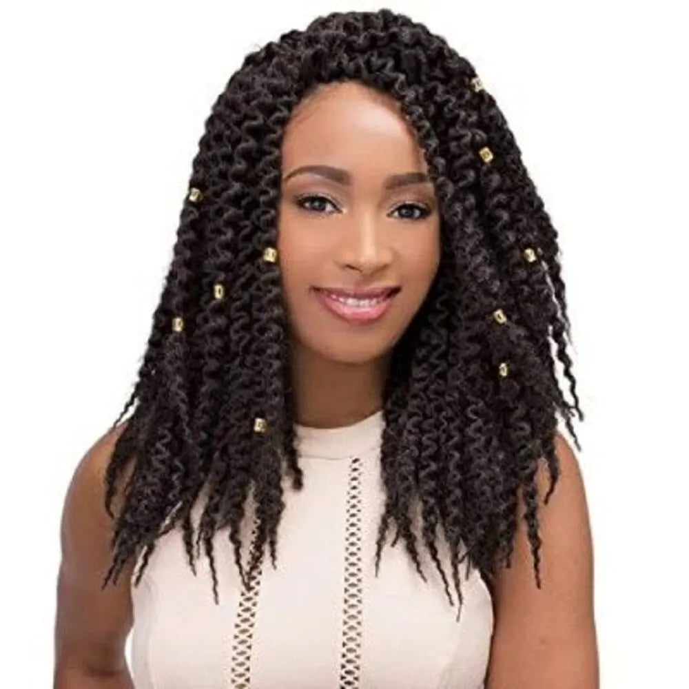 2X Afro Montego Twist Crotchet Braid Wig