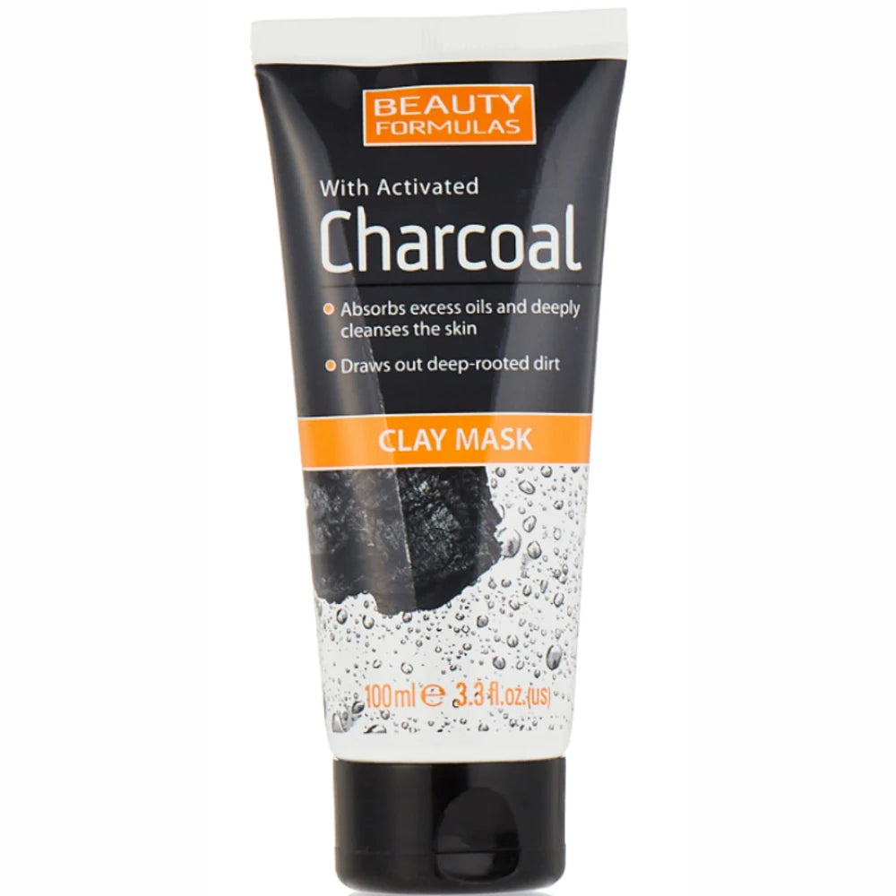 Beauty Formulas Charcoal Clay Mask 100ml