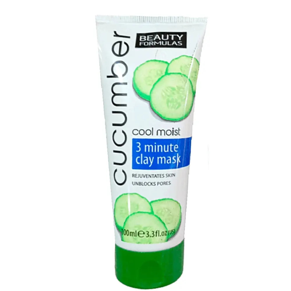 Beauty Formulas Cucumber 3 Minutes Clay 100ml