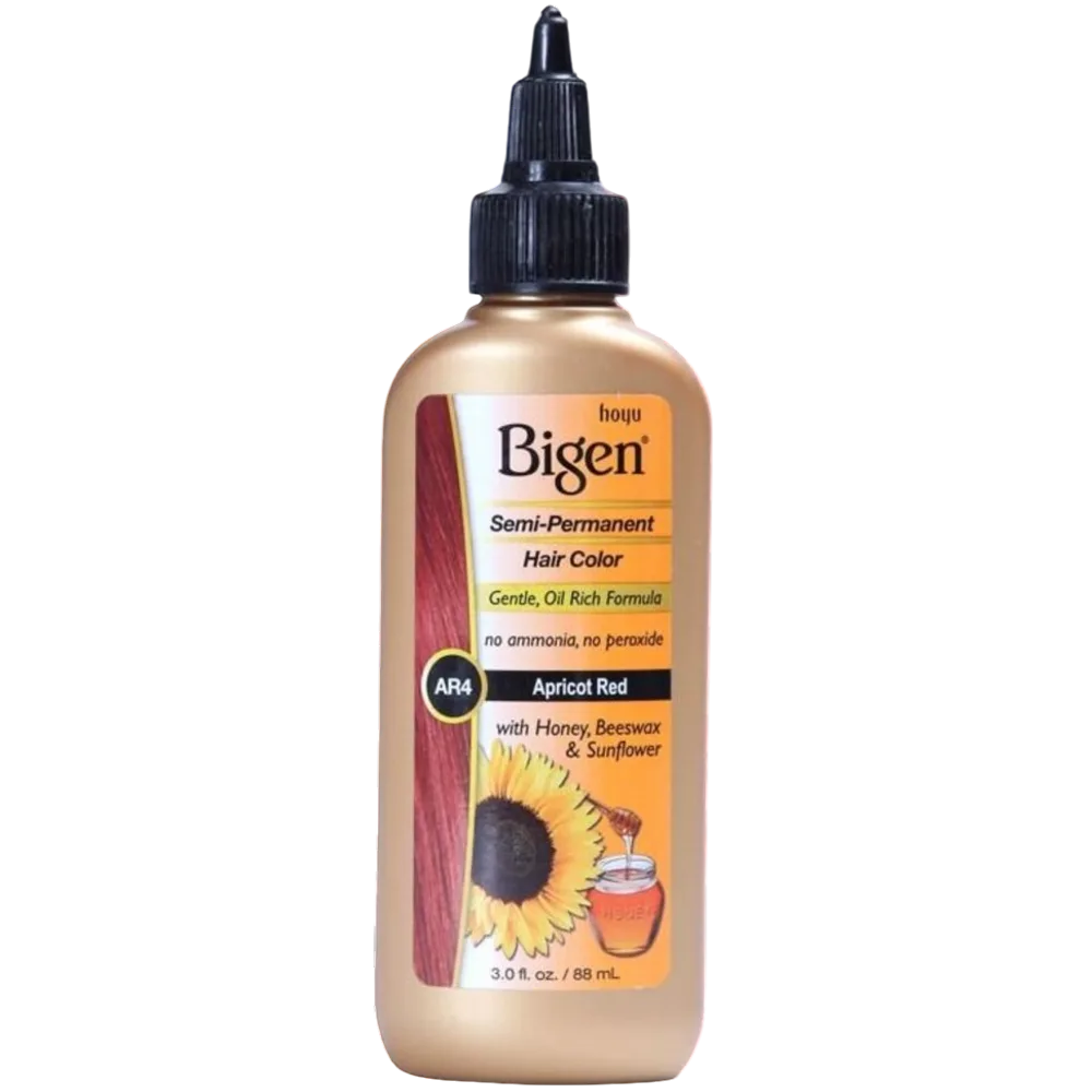 Bigen Semi-Permanent Hair Color AR4 Apricot Red 3oz