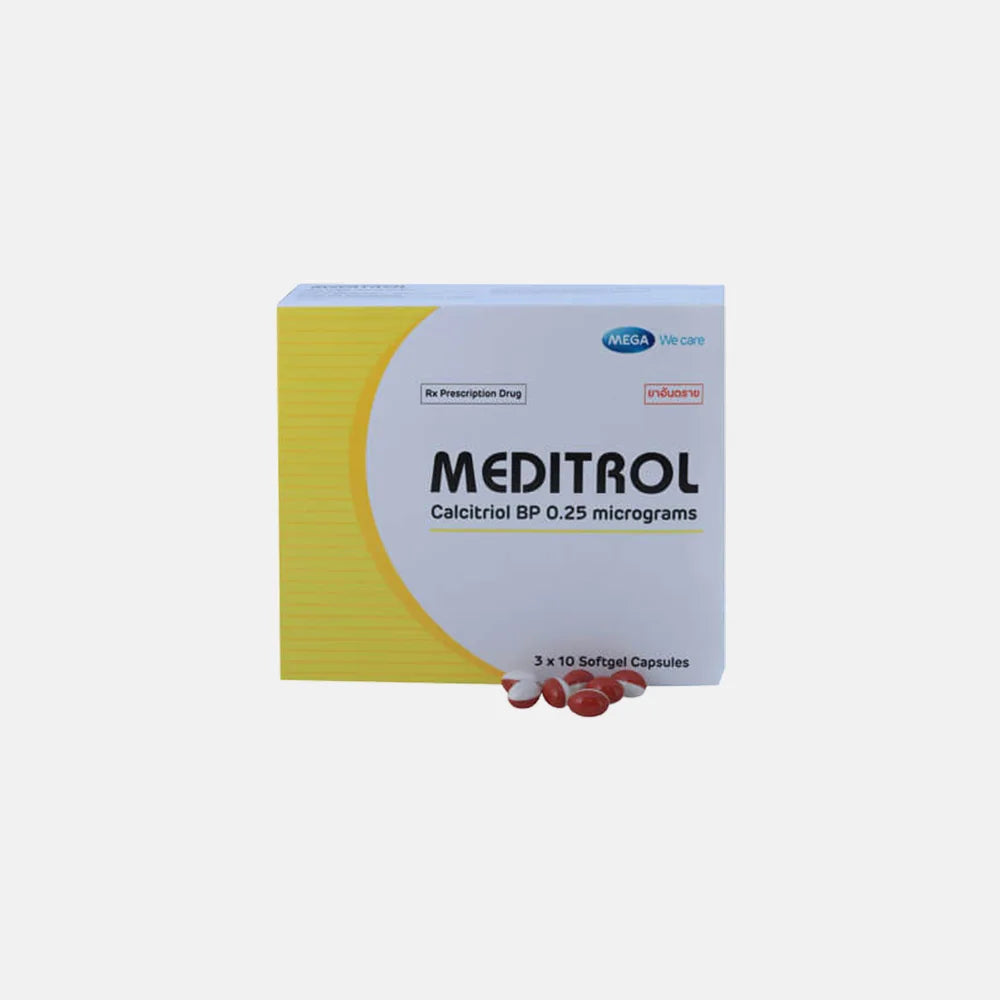 Meditrol Calcitriol BP 0.25Mcg X30