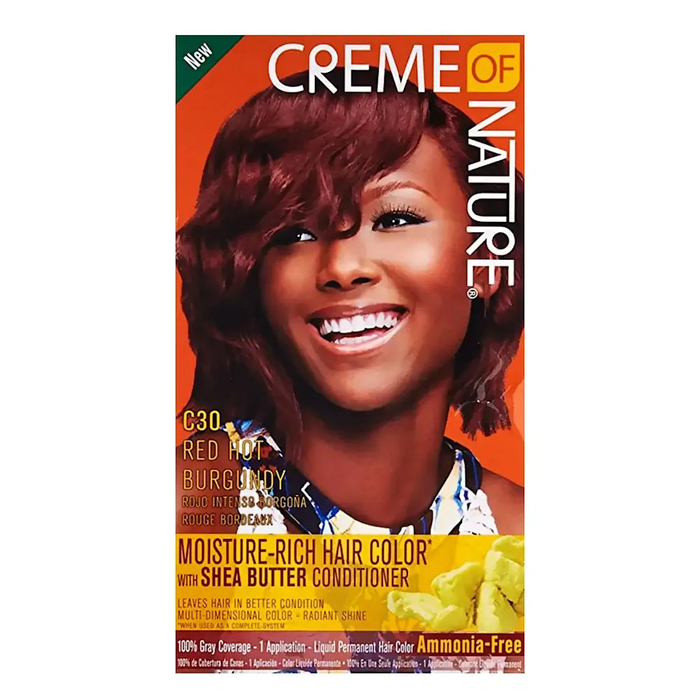 Creme of Nature C30 Red Hot Burgundy Hair Colour