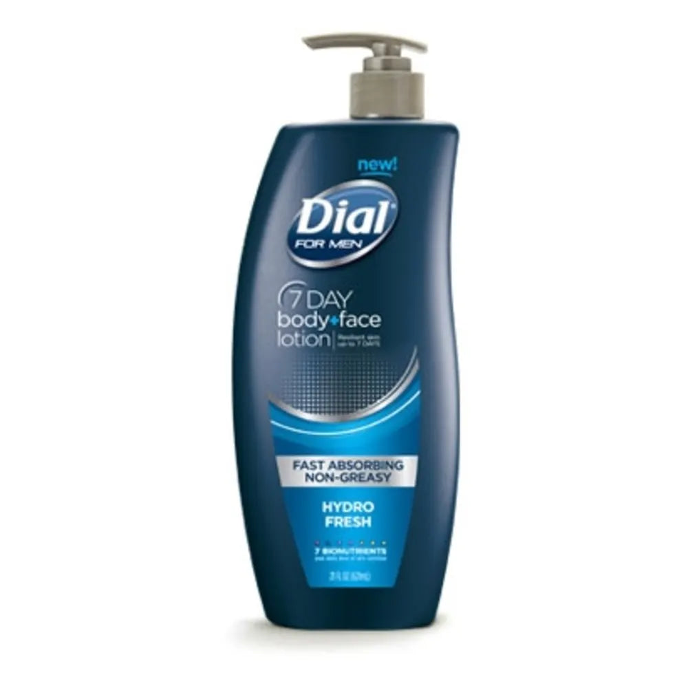 Dial 4 Men 7 Day Lotion Body & Face Hydro Fresh 621ml