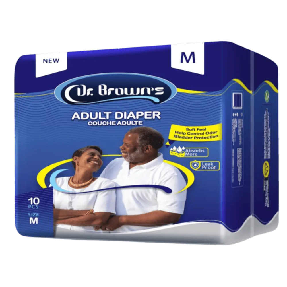 Dr. Brown's Adult Diapers Medium x10