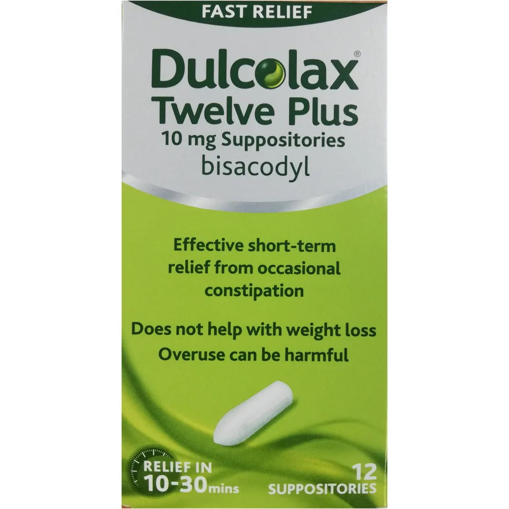 Dulcolax Twelve Plus 10mg Tabs x12