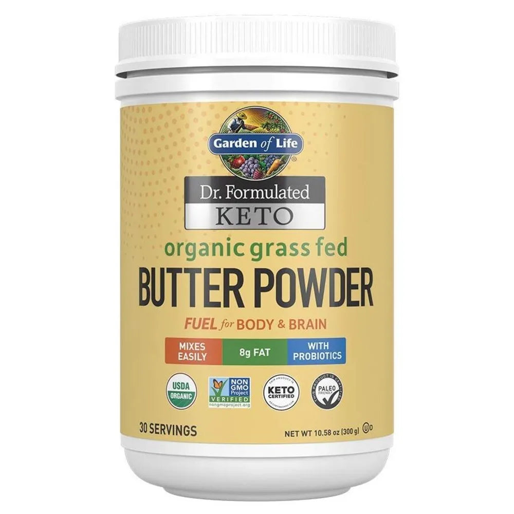 Garden of Life Dr Formulated Keto Organic Grass Fed Butter Powder 300g