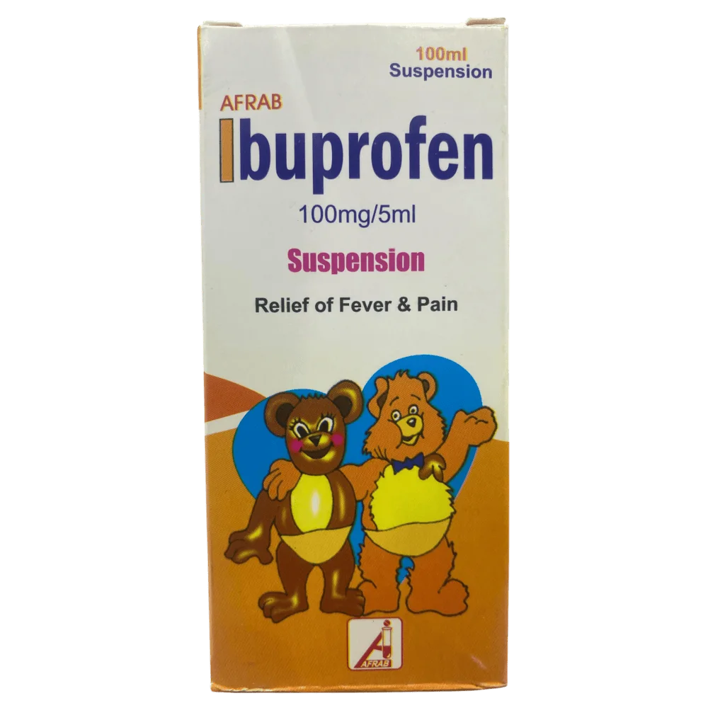 Ibuprofen Afrab Suspension 100mg/5ml