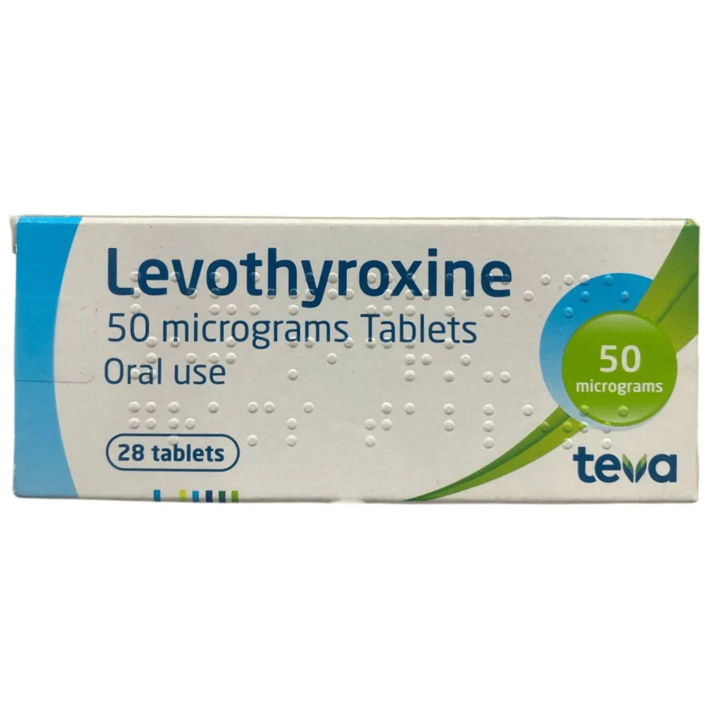 Levothyroxine Teva 50mcg Tablets x28
