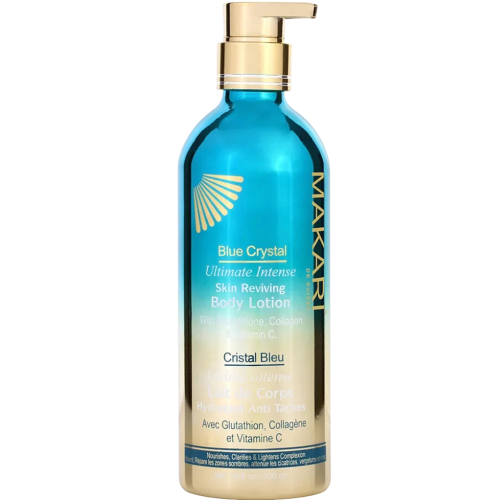 Makari Body Lotion Blue Crystal Skin Reviving Body Lotion With Glutathione 500ml