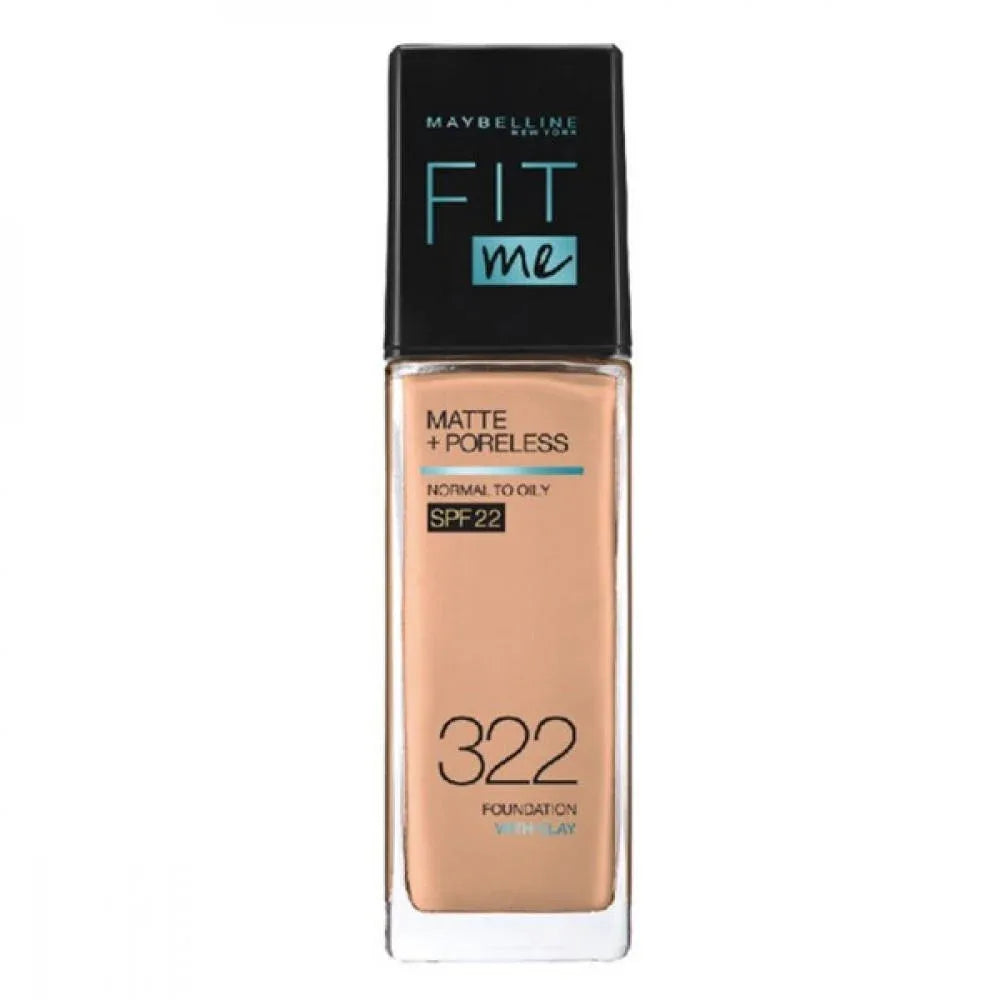 Maybelline Fit Me Foundation Matte & Poreless No. 322