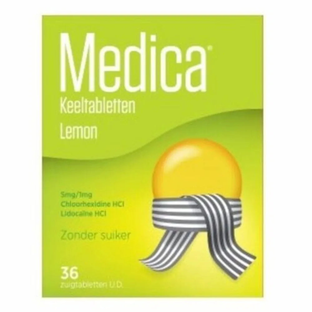 Medica Throat Lozenges Lemon 5mg x36