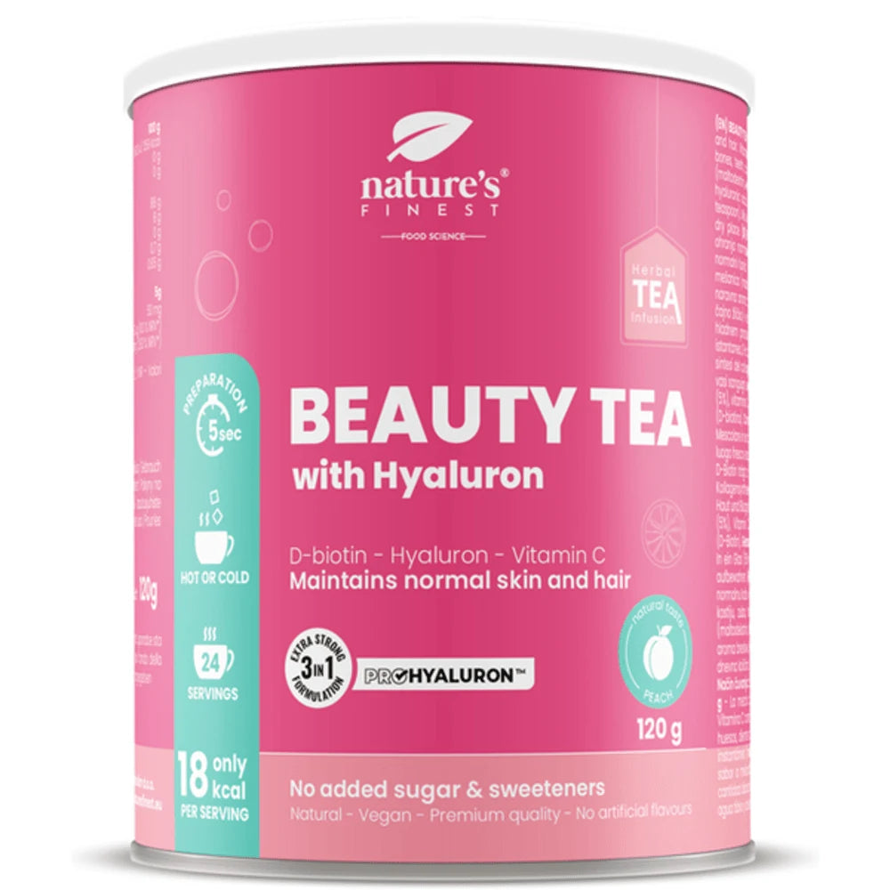Nature's Finest Beauty Tea with Hyaluron 120g Drink Mix