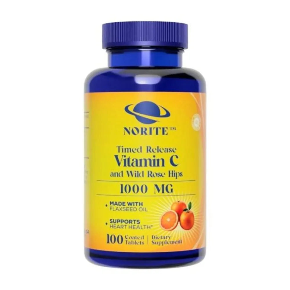 Norite Timed Release Vitamin C And Wild Rose Hips 1000mg Tablets x100