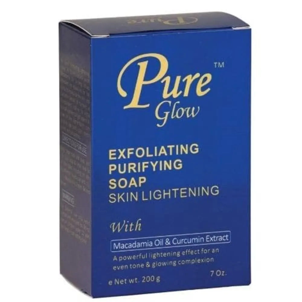 Pure Glow Exfoliating Purifying Skin Lightening Soap 200g