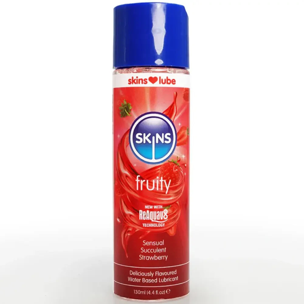Skins Fruity Sensual Succulent Strawberry Flavoured Lube 130ml