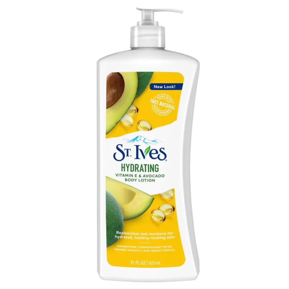 St Ives Daily Hydrating Vitamin E & Avocado Lotion 621ml