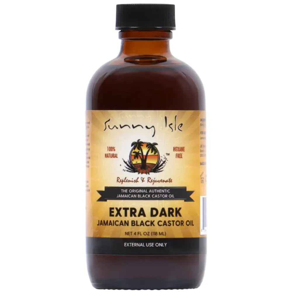 Sunny Isle Jamaican Black Castor Oil Black Extradark 4oz