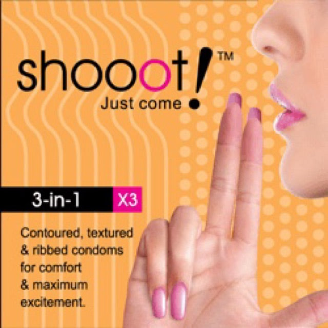 Shooot Condoms 3-in-1 X 3