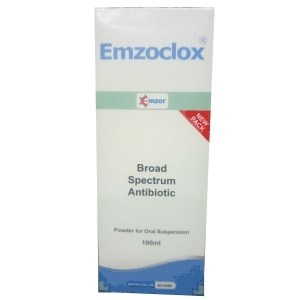 Emzoclox (Ampillin + Cloxacllin) Suspension 125mg/5ml