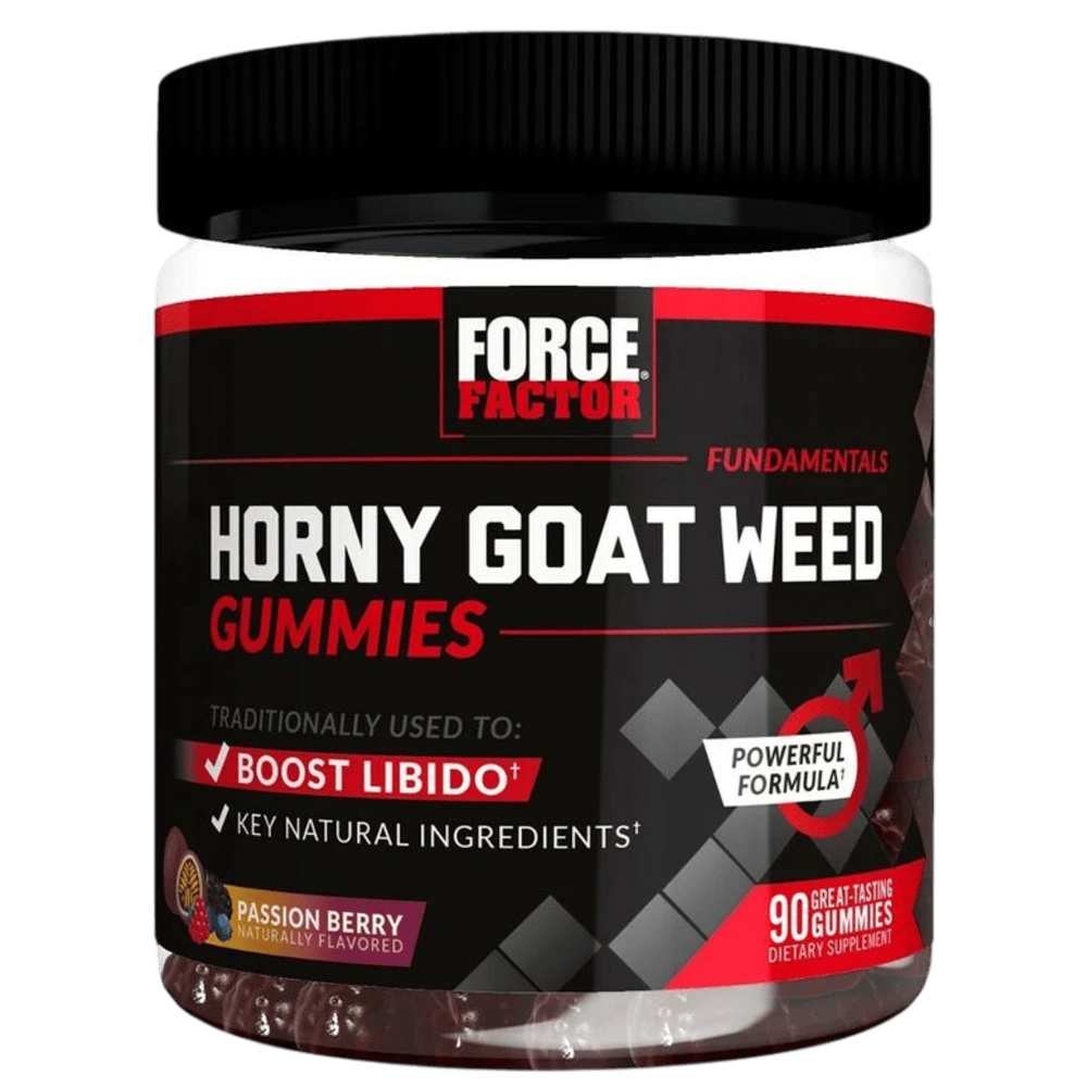 Force Factor Horny Goat Weed Max Passion Berry Gummies x90