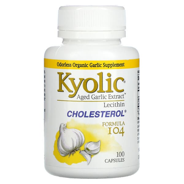 Kyolic Garlic Extract Cholesterol with Lecithin Capsules X 100