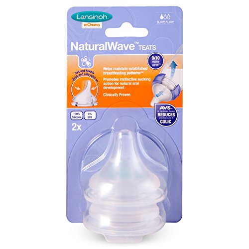 Lansinoh Natural Wave Teats - Slow