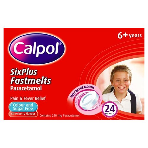 Calpol (Paracetamol) SixPlus Fastmelts X 24