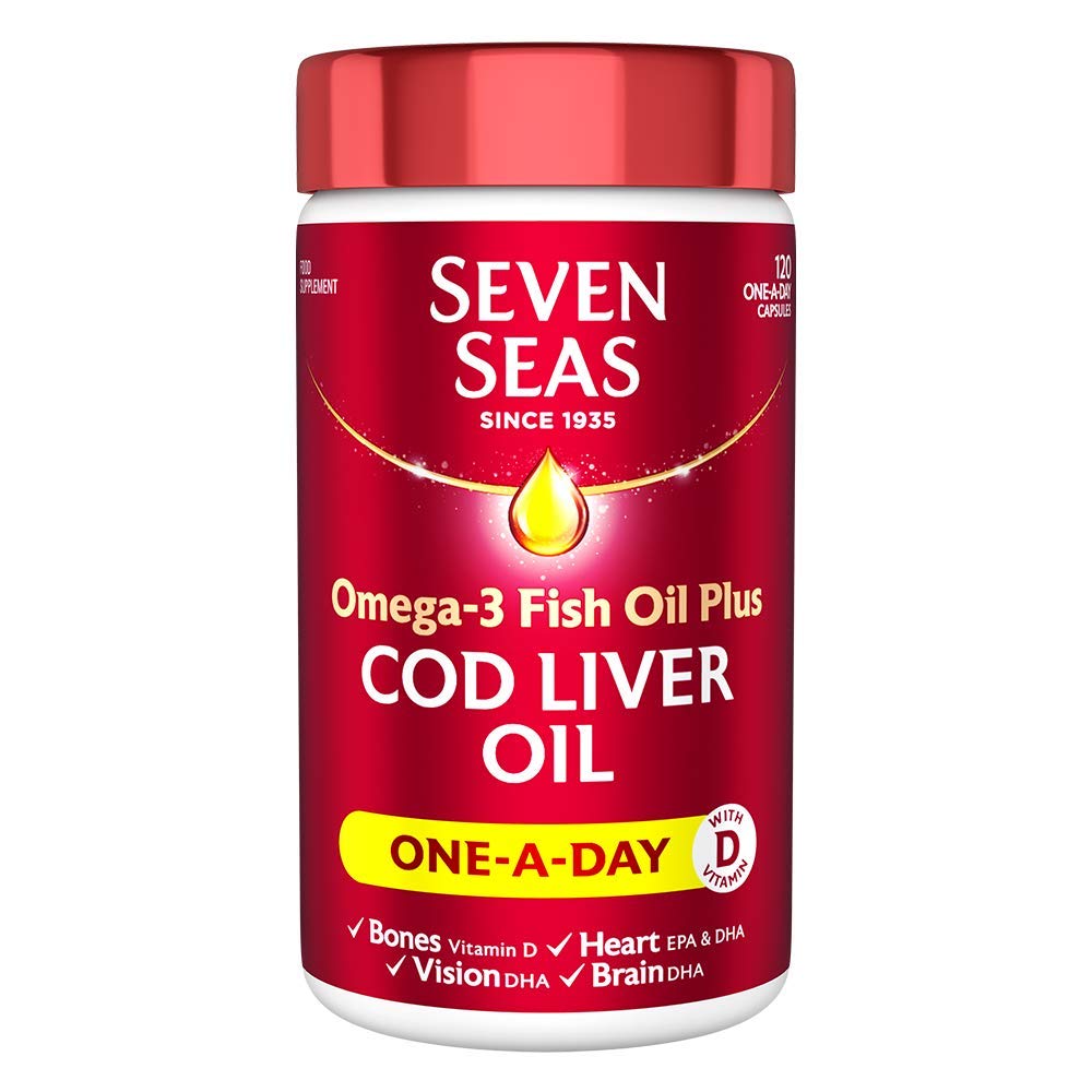 Seven Sea One-A-Day Pure Cod Liver Oil X 120