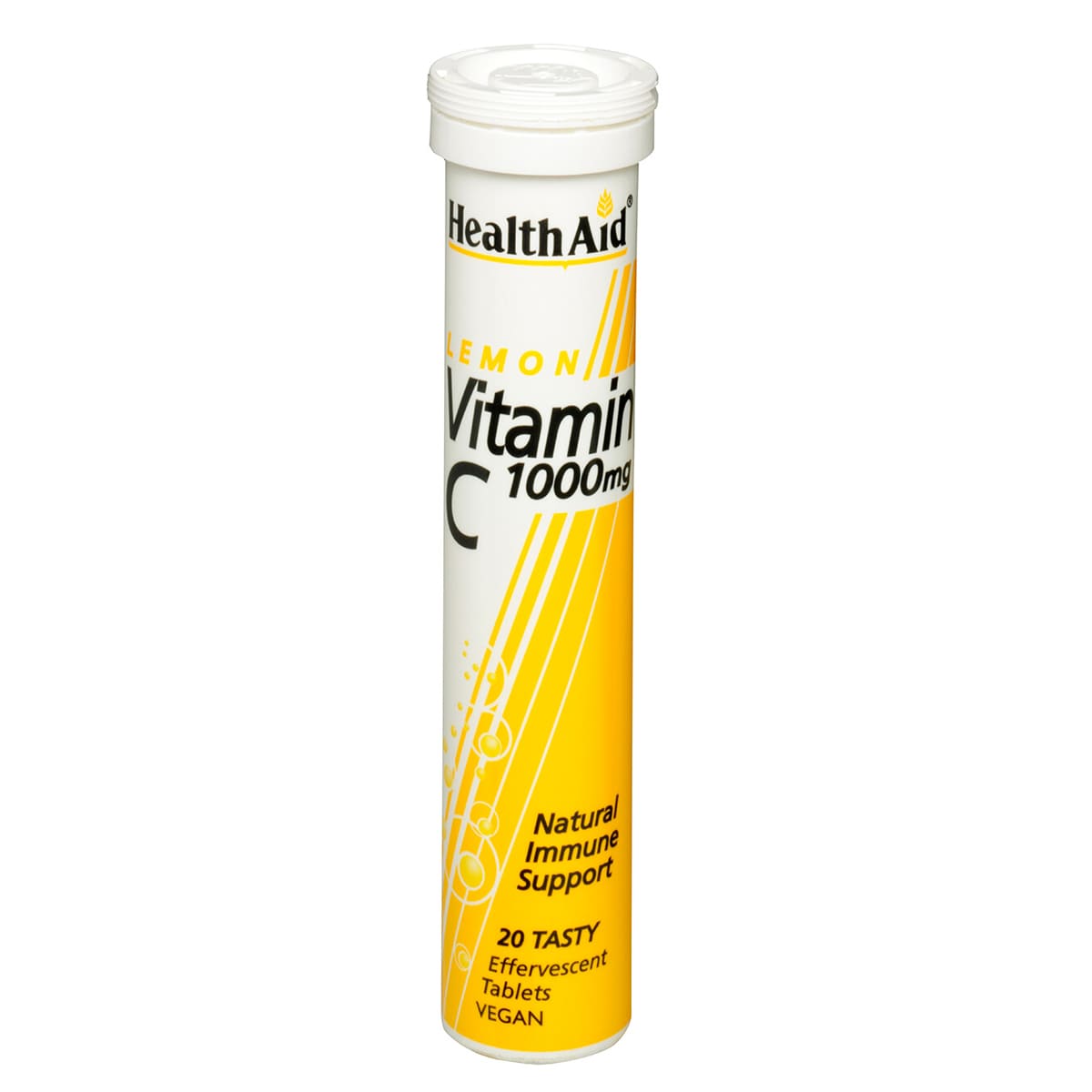 HealthAid Vitamin C 1000mg Effervescent Tablets (Lemon Flavour) X 20