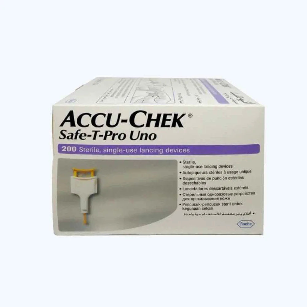 Accu-Chek Safe-T-Pro Uno Lancets x 200