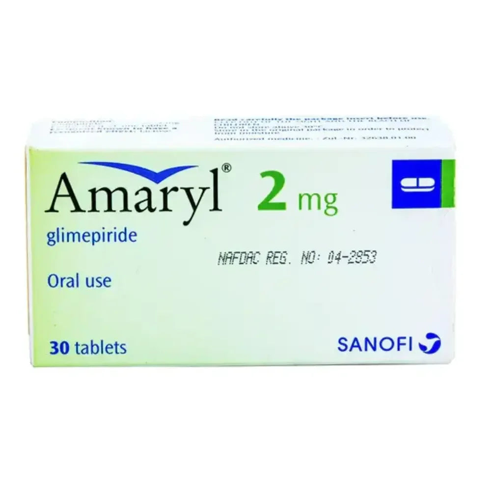 Amaryl (Glimepiride) 2mg Tabs x30