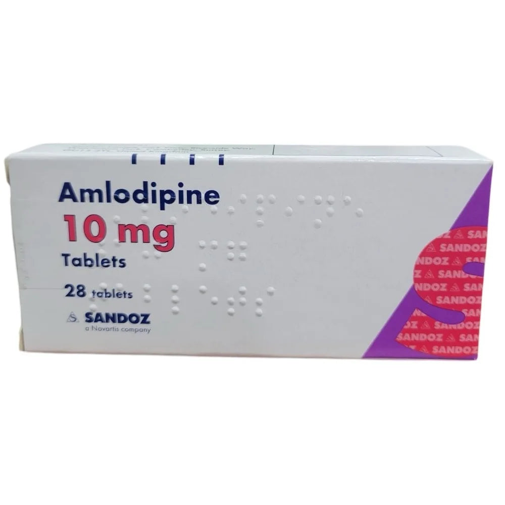 Amlodipine Sandoz 10mg Tablets x28