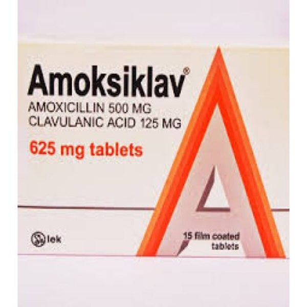 Amoksiklav 625mg Tablets X 15