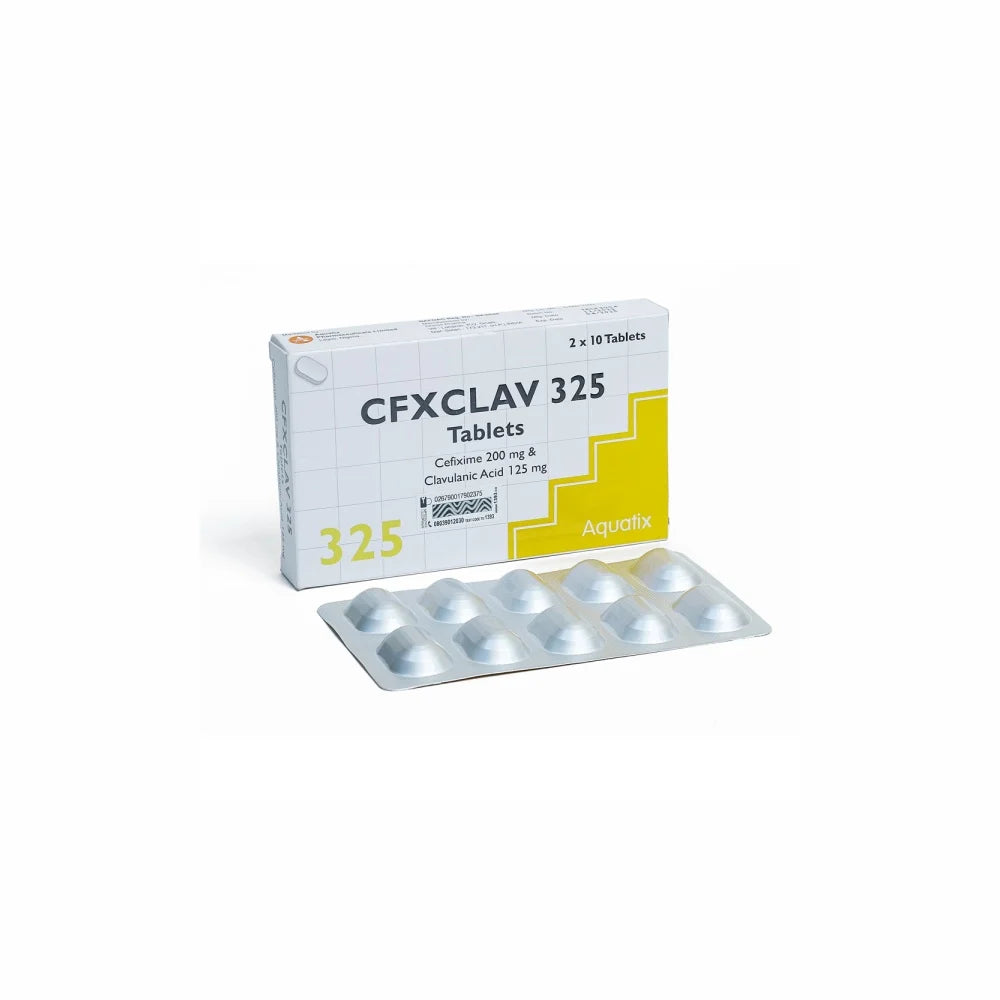 Aquatix Cfxclav 325 Cefixime 200mg/Clavulanic acid 125mg x10