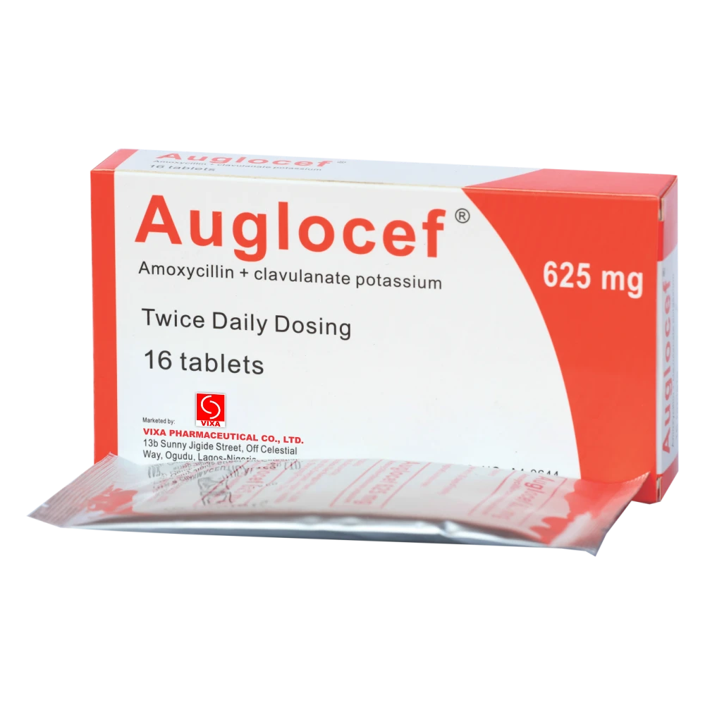 Augloclef 625mg x16 Tablets - Amoxicillin