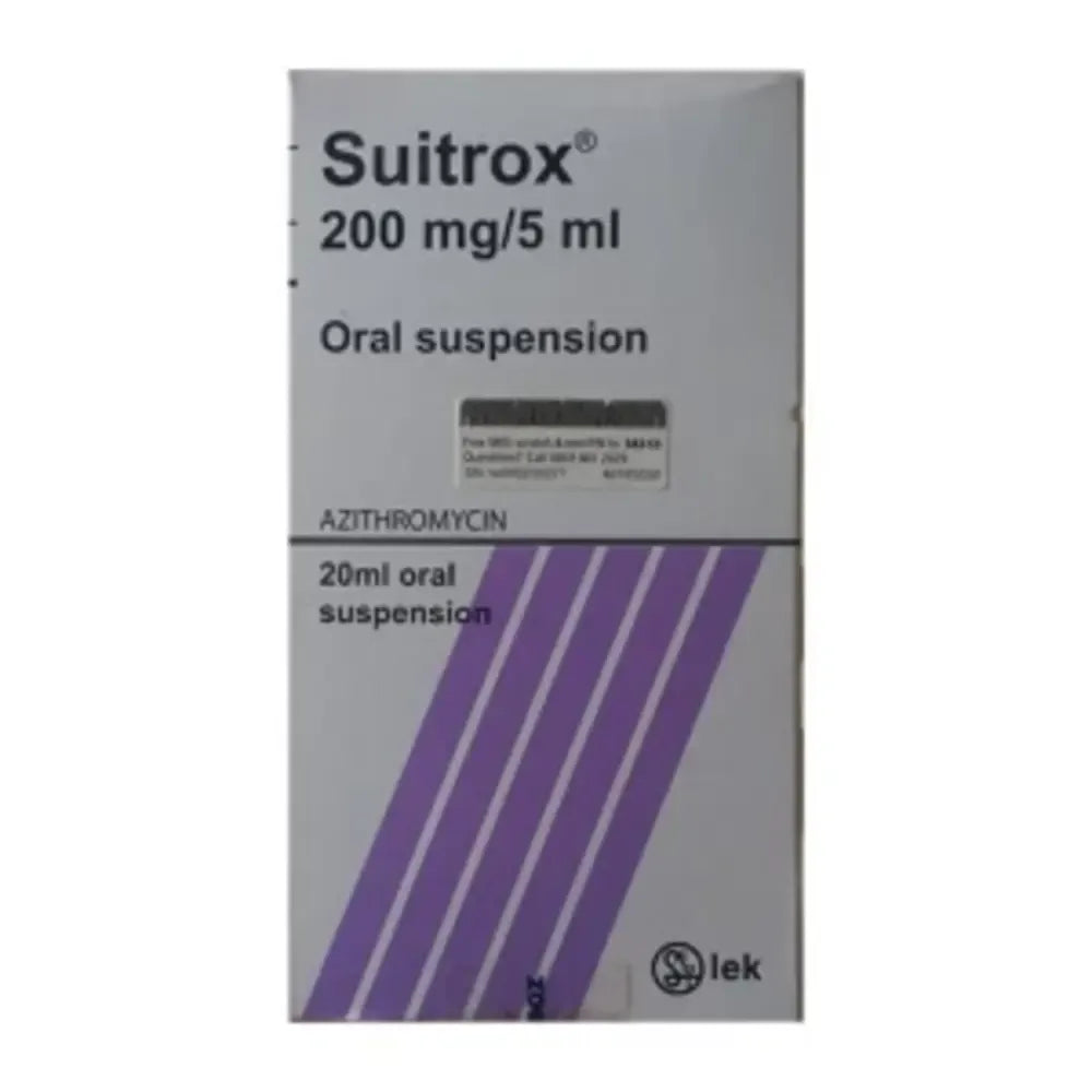 Azithromycin Suitrox 200Mmg/5ml