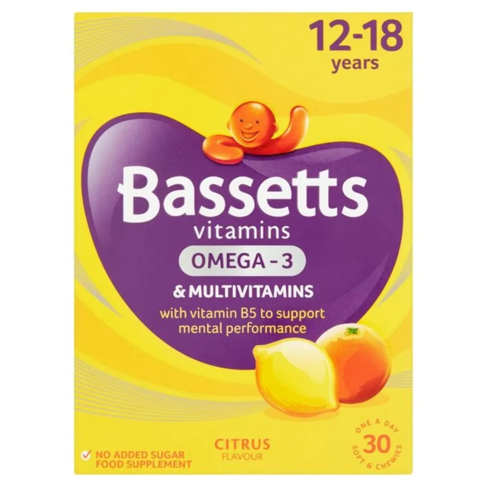 Bassetts Omega 3 & Vitamins x30