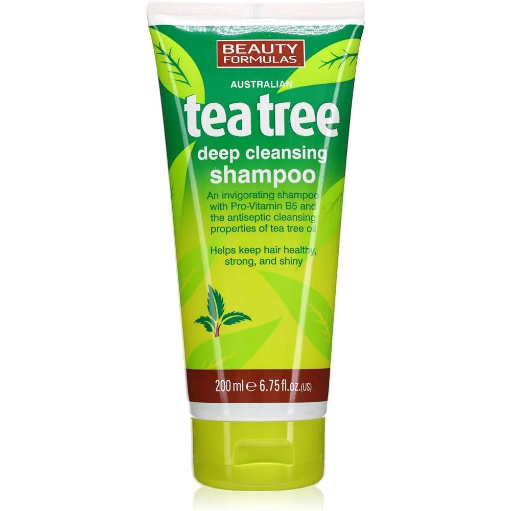 Beauty Formulas Tea Tree Deep Cleansing Shampoo 200ml