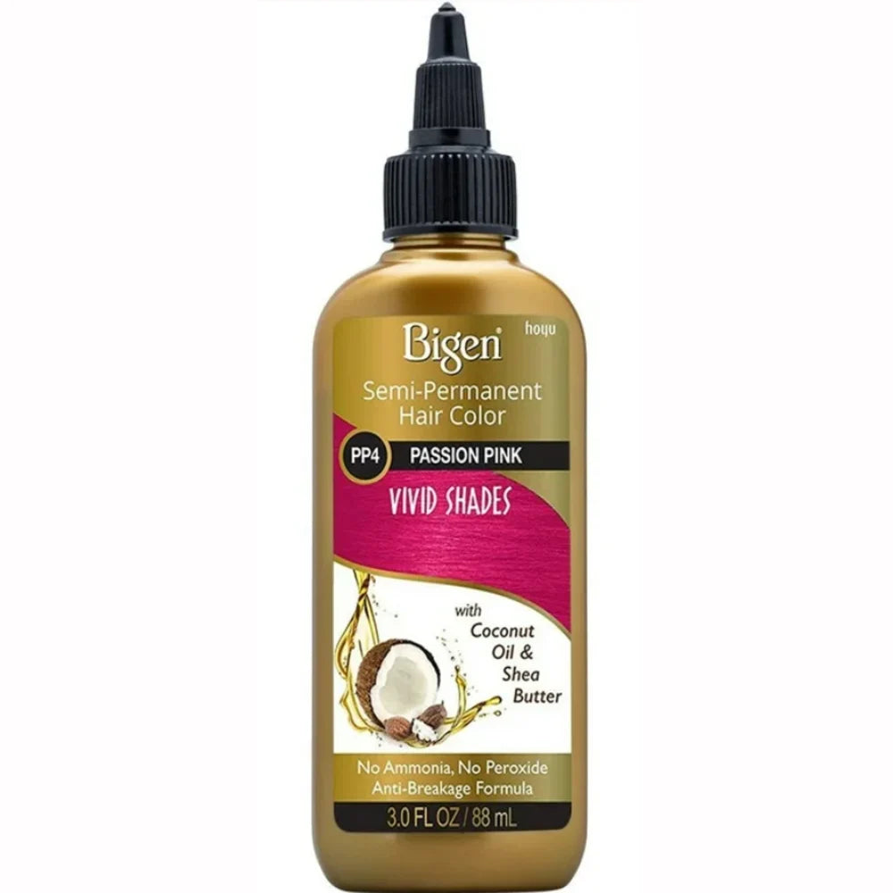 Bigen Semi-Permanent Hair Color Vivid Shades Passion Pink PP4 88ml