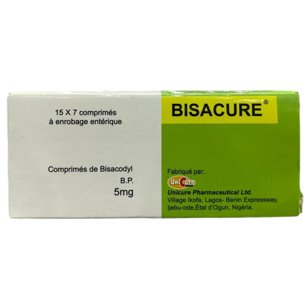 Bisacure Bisacodyl 5mg x105