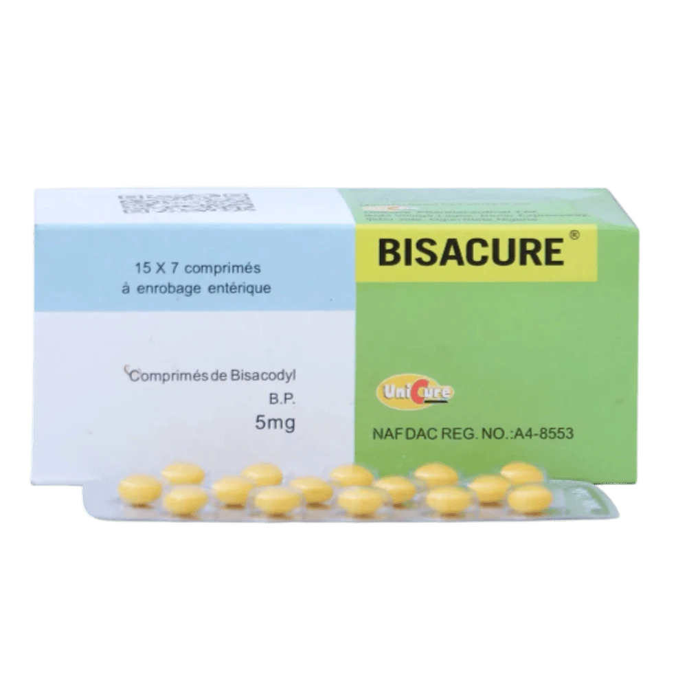 Bisacure Bisacodyl 5mg x105