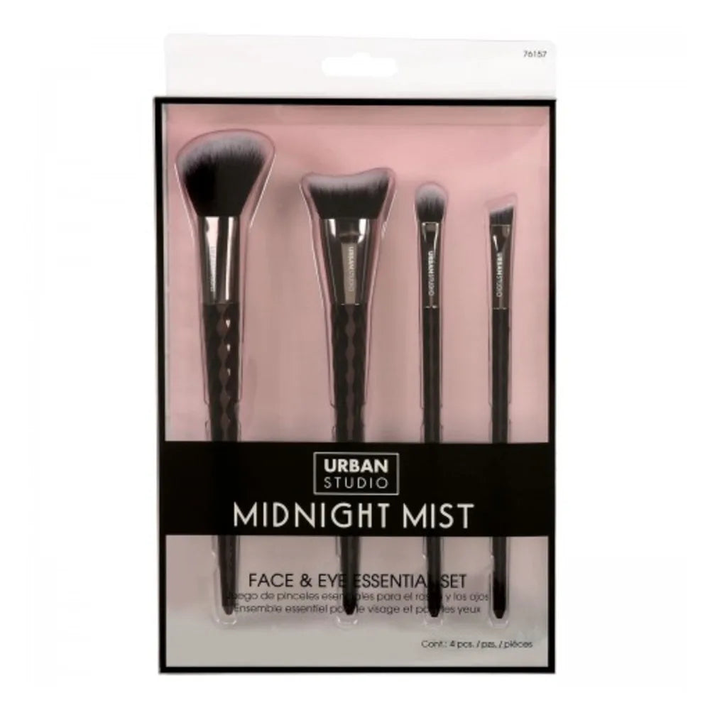 Cala Midnight Mist Face & Eye Essential Brush Set