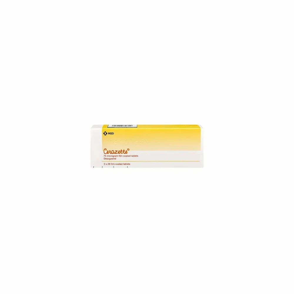 Cerazette (Desogestrel) 75mcg Tablets X 84