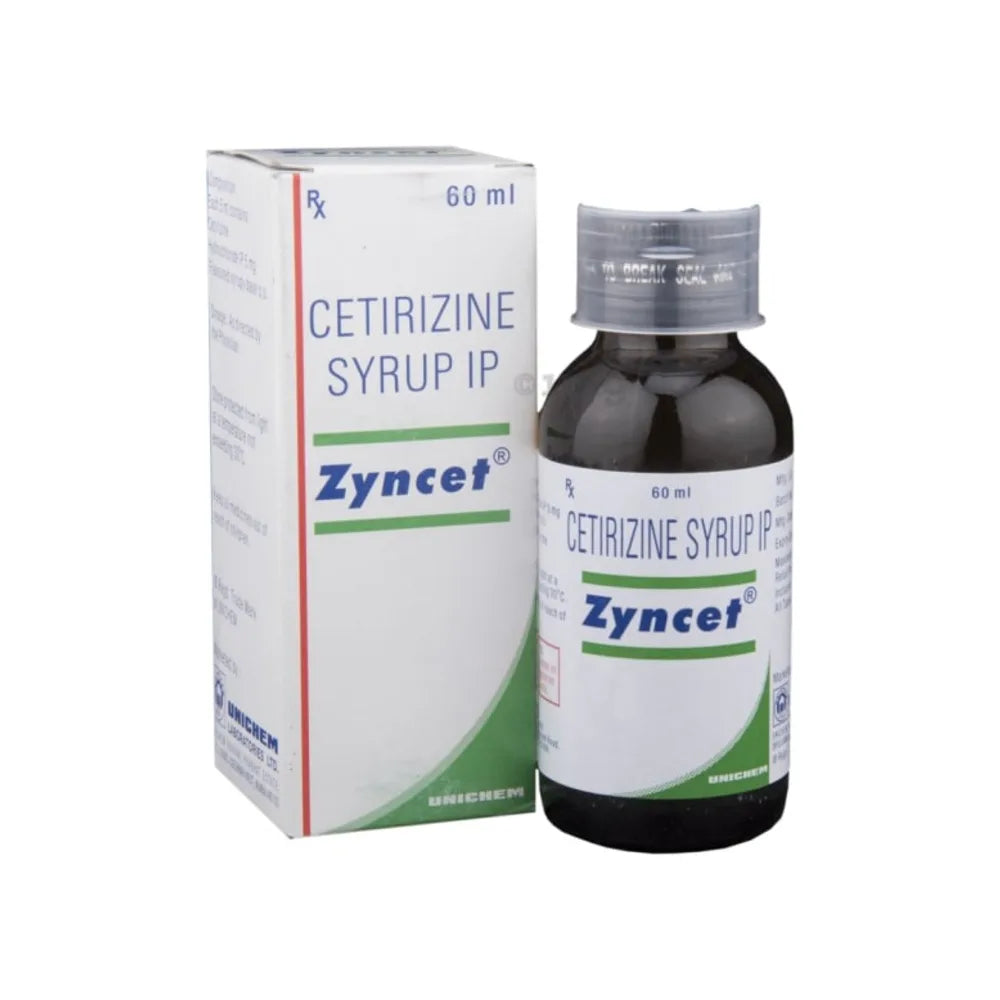 Zyncet Cetrizine Syrup 5mg/5ml