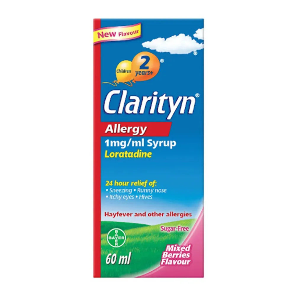 Clarityn Allergy Syrup 1mg/ml 60ml