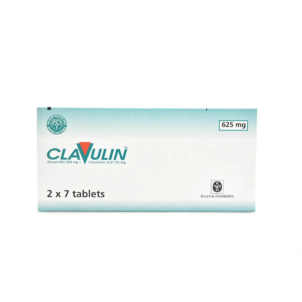 Clavulin Amoxicillin/Clavulanic Acid 625mg x14