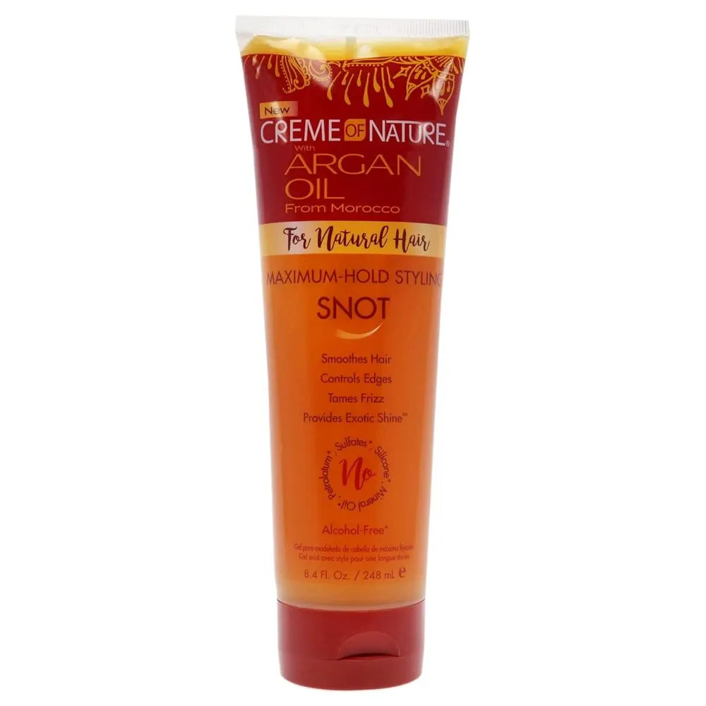 Creme Of Nature Maximum Hold Styling Snot Gel with Argan Oil 248ml