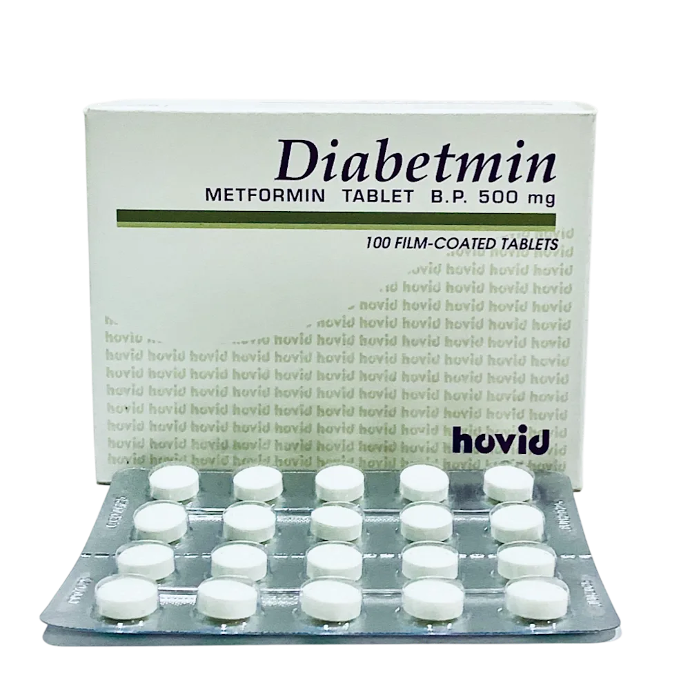 Diabetmin (Metformin) 500mg Blister Tablets x100