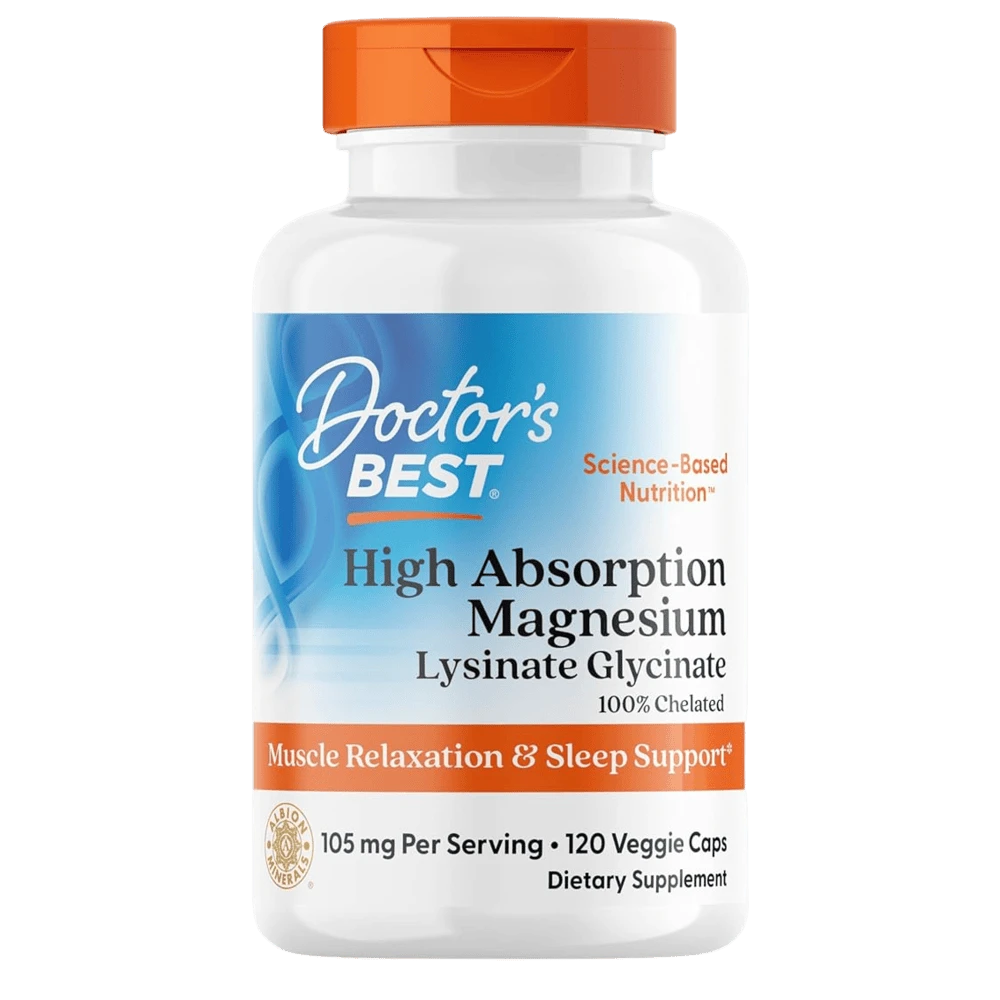 Doctor's Best High Absorption Magnesium 105mg Capsule x120