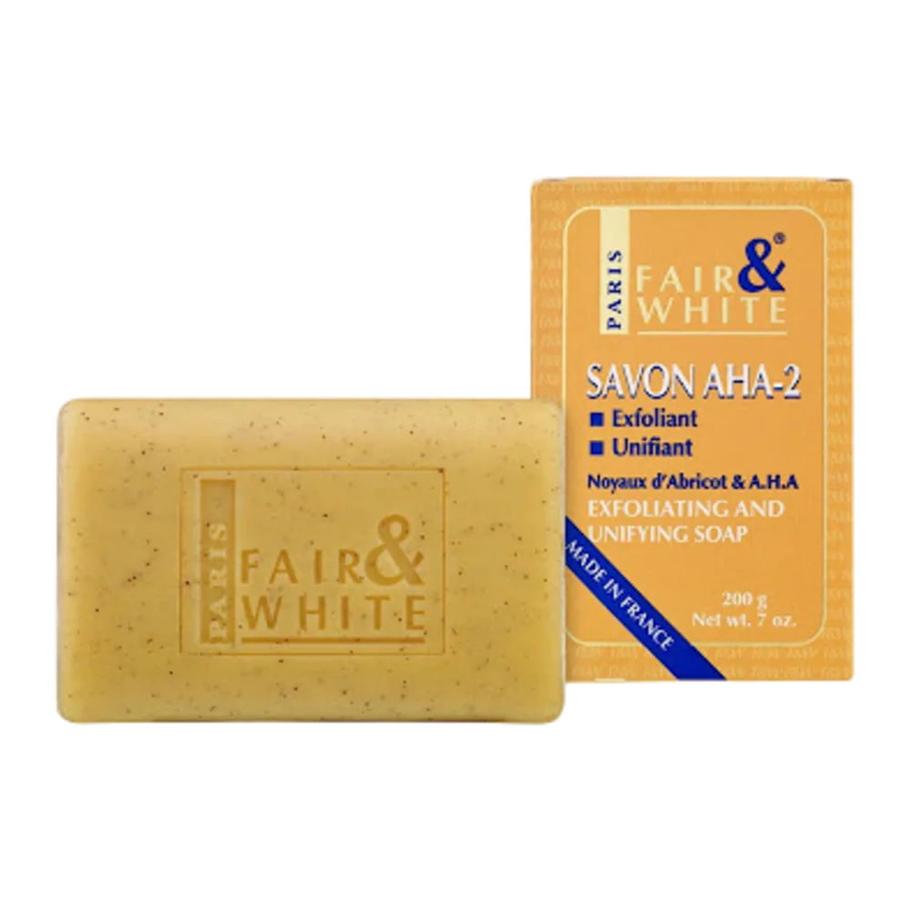Fair & White Savon Exfoliating Soap 200g